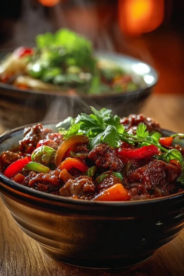 A bowl of the best chili recipe garnished with cilantro and cheese.