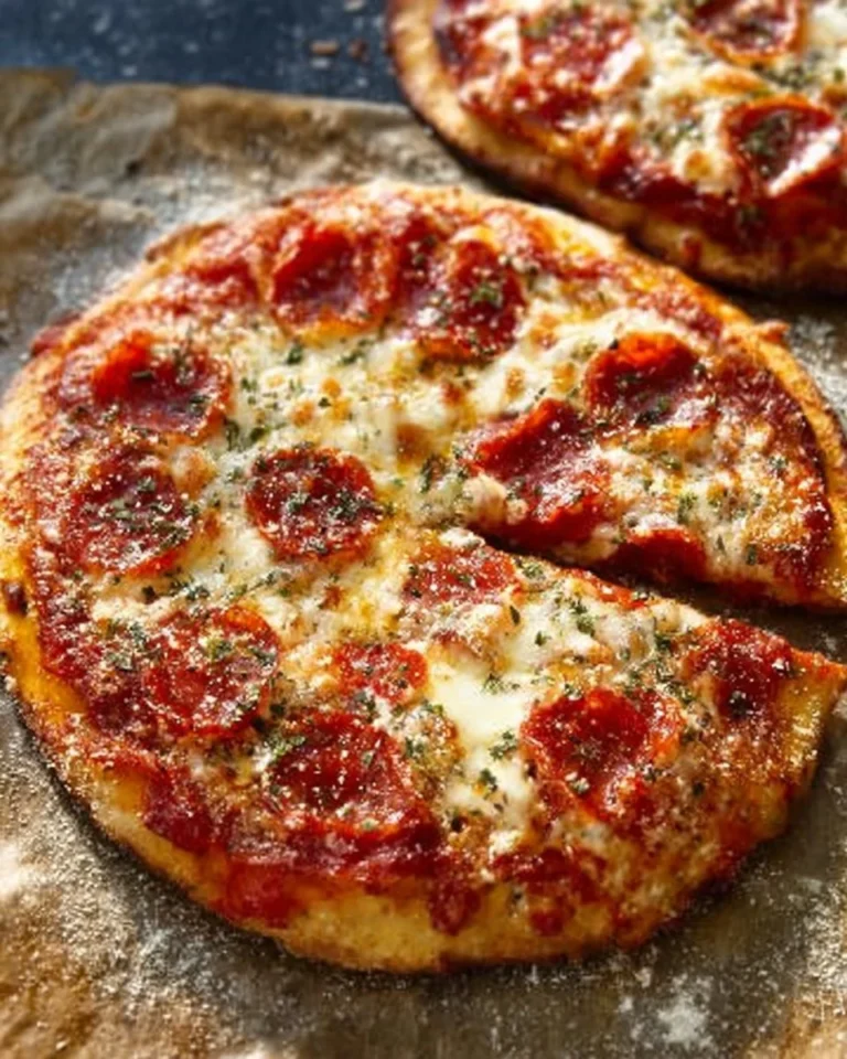 Quick air fryer tortilla pizza topped with cheese and vegetables