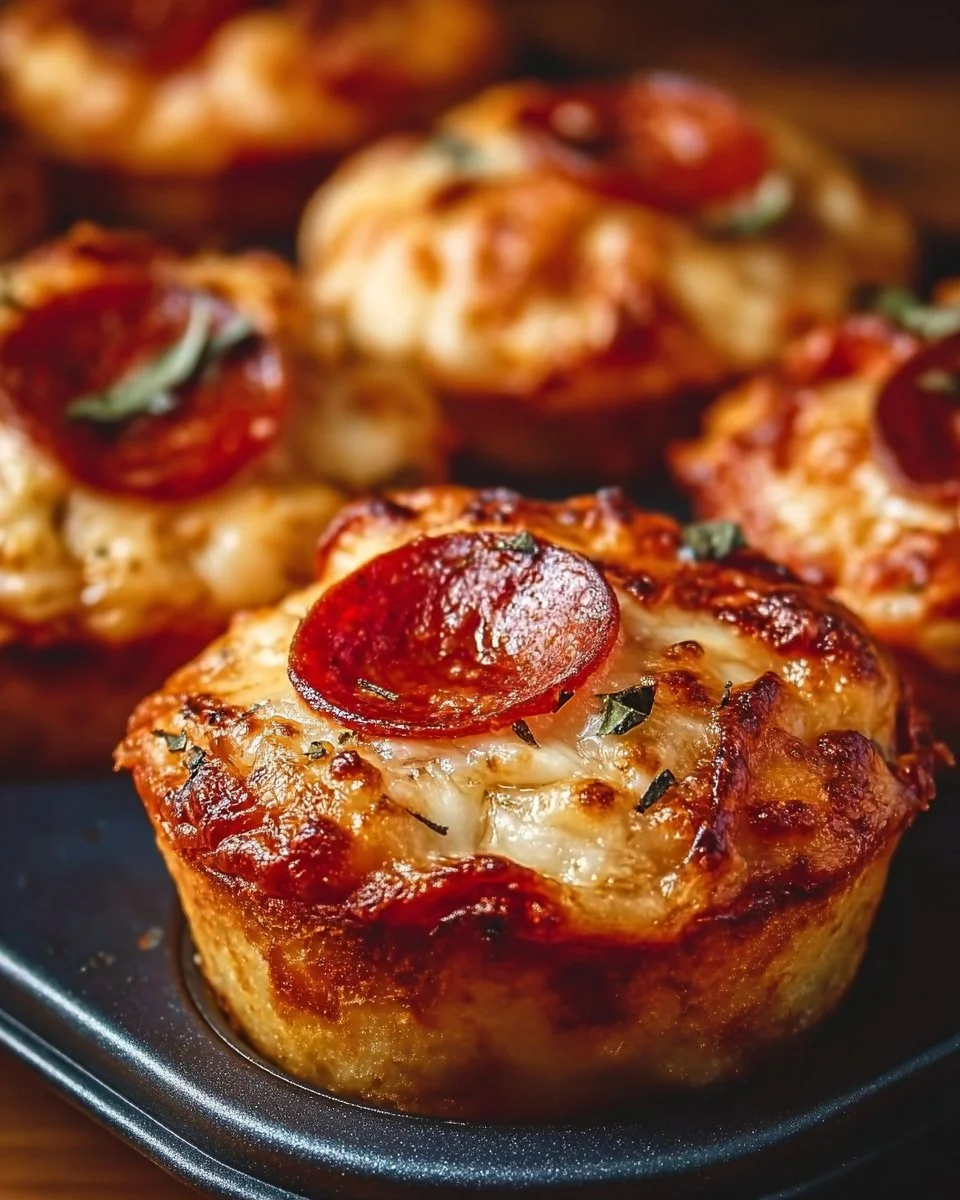 Keto Carnivore Pizza Muffins - Delicious low-carb snack option