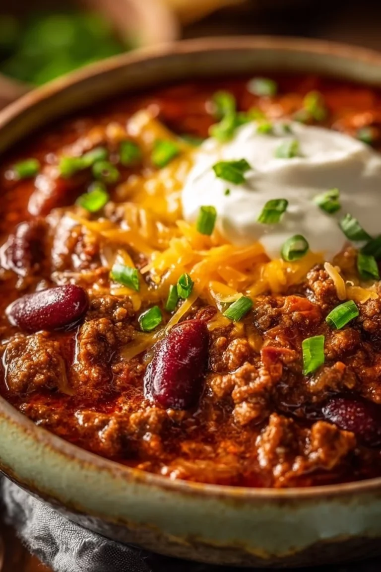Delicious bowl of homemade Wendy's Chili copycat recipe