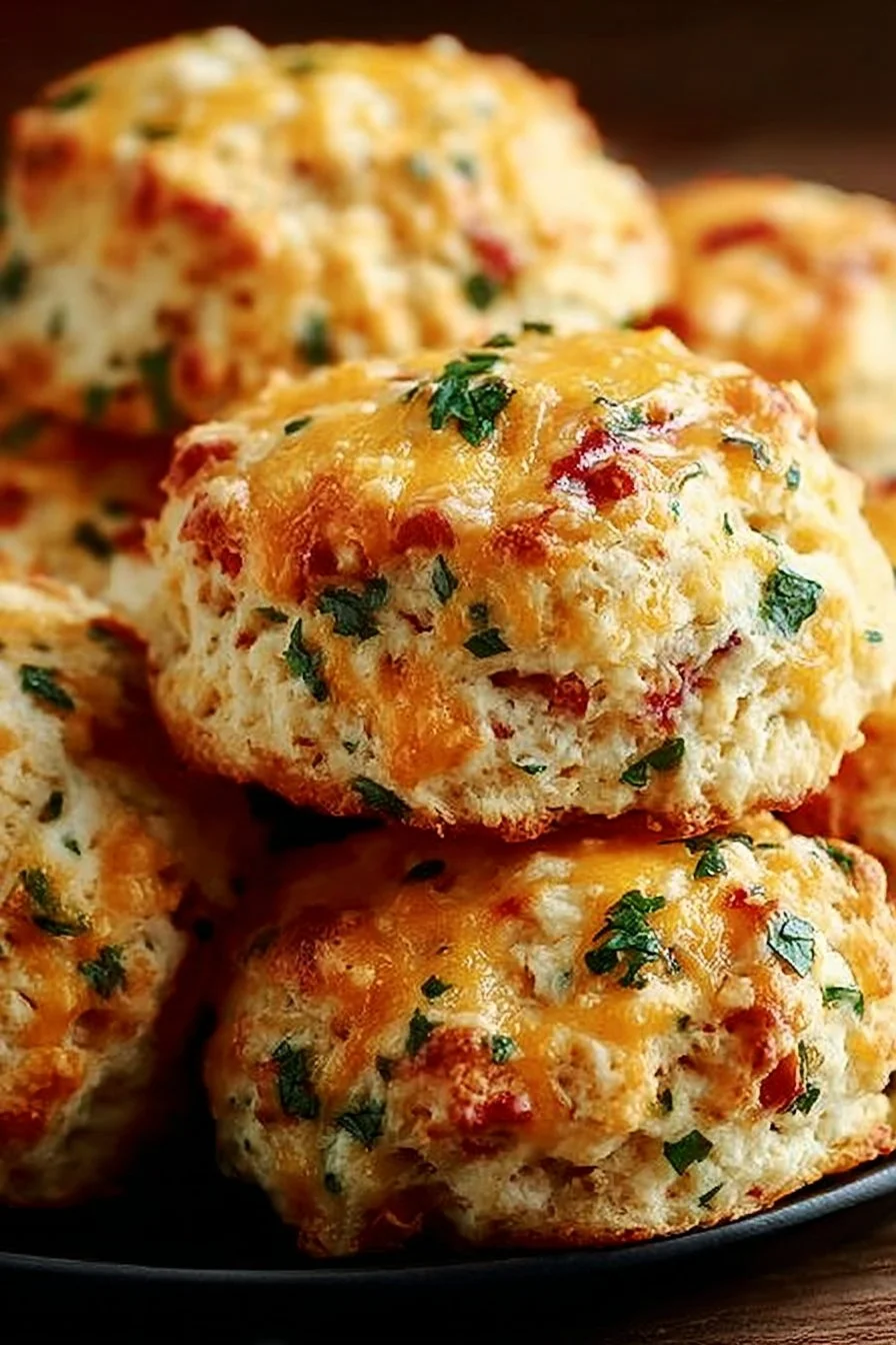 Delicious breakfast protein biscuits for a healthy morning meal.