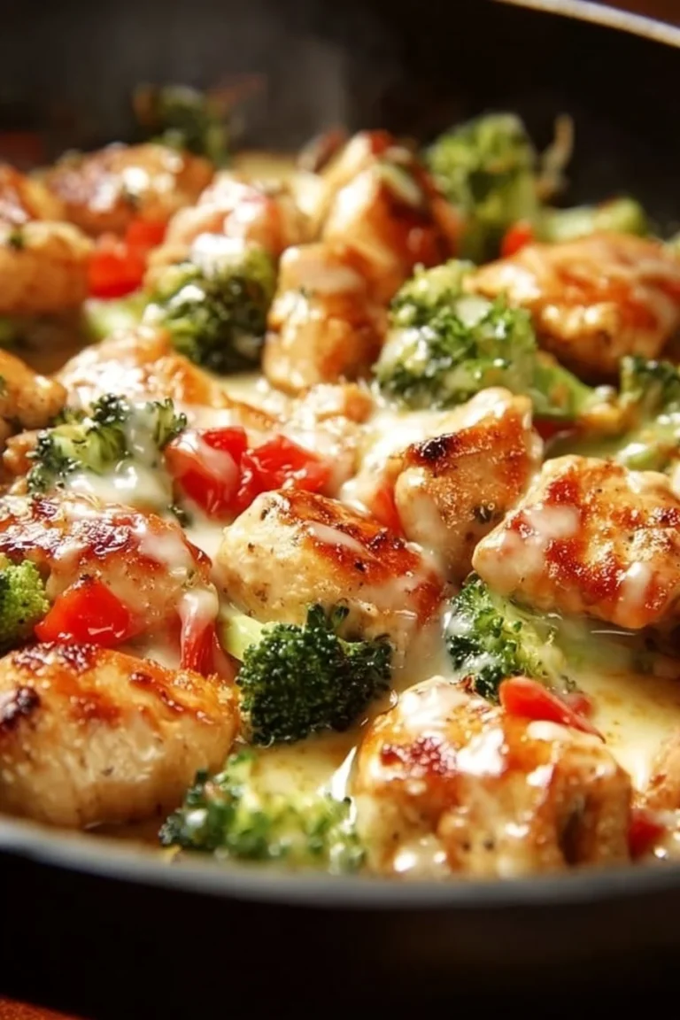 Creamy low-carb Tuscan chicken dish served with vegetables
