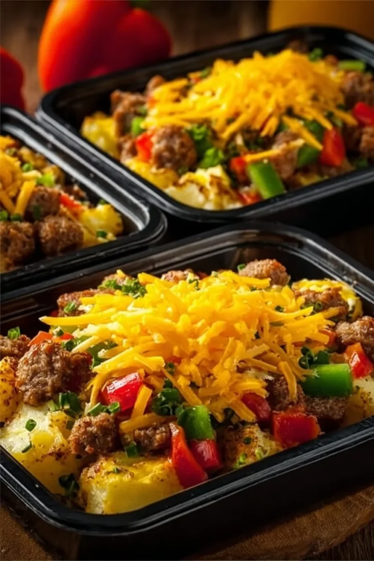 High protein breakfast bowls packed with nutrients, perfect for meal prep.