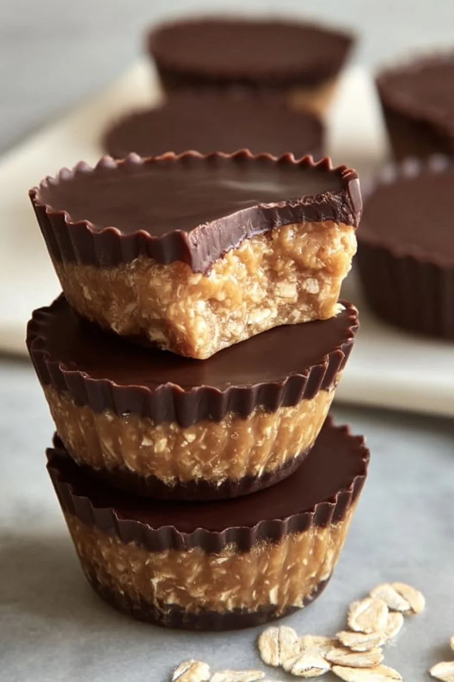 Nutritious Peanut Butter Protein Oatmeal Cups for a healthy snack or breakfast.