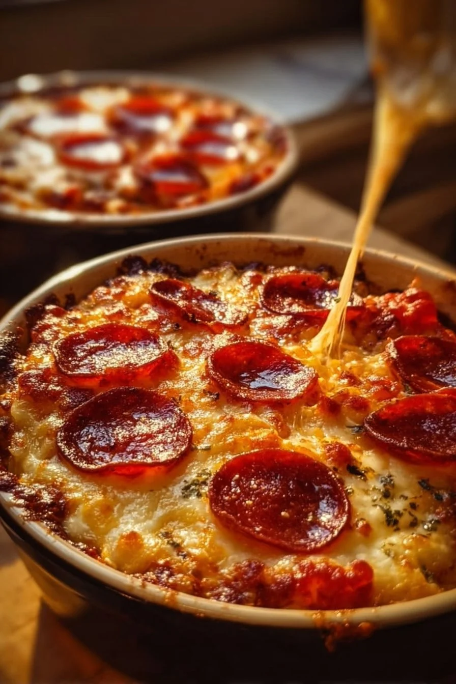 High-protein cottage cheese pizza bowl ready in under 15 minutes