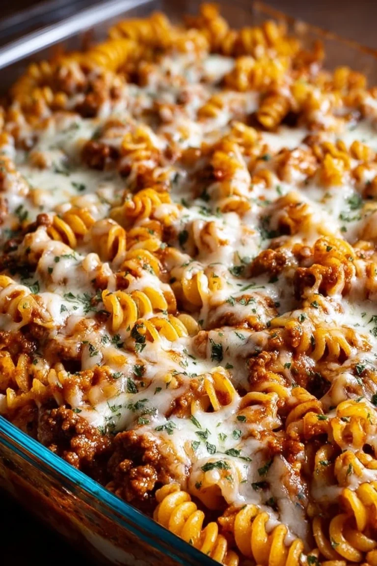 Healthy Cottage Cheese Pasta Bake with delicious ingredients and protein boost