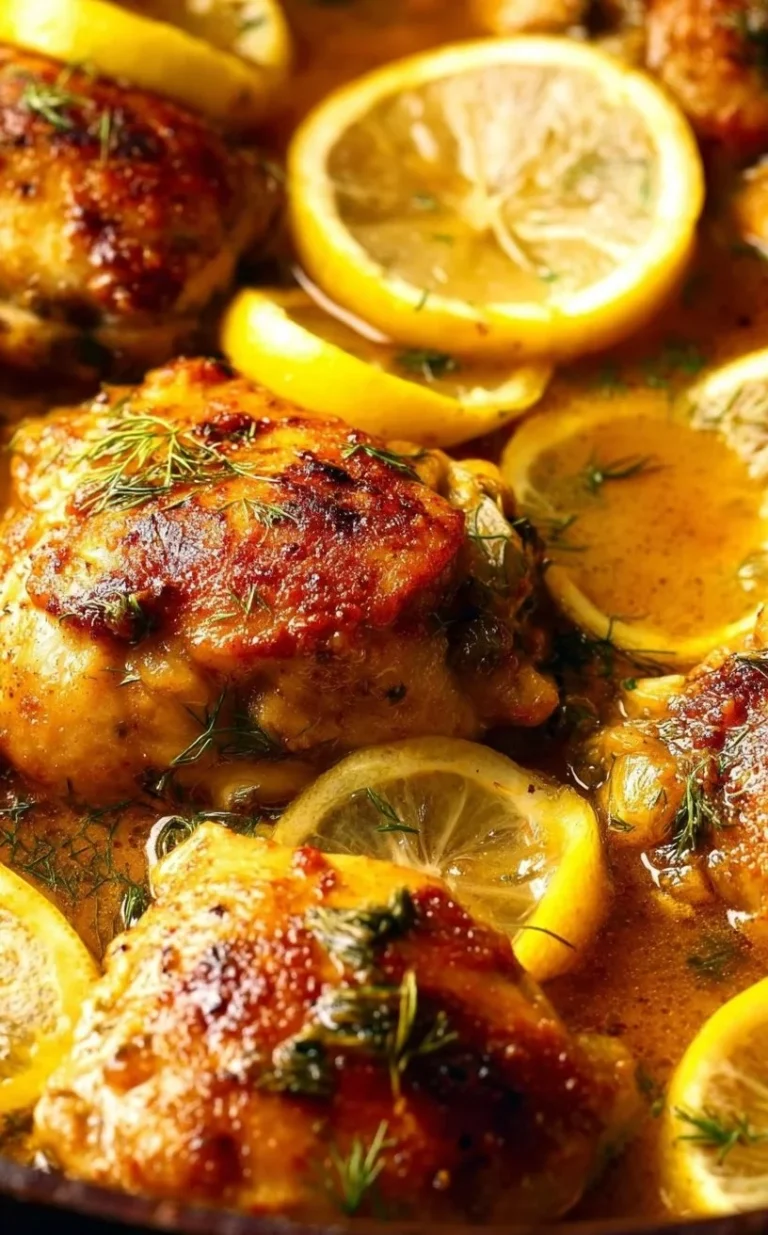 Easy lemon dill chicken recipe with fresh ingredients and vibrant flavors